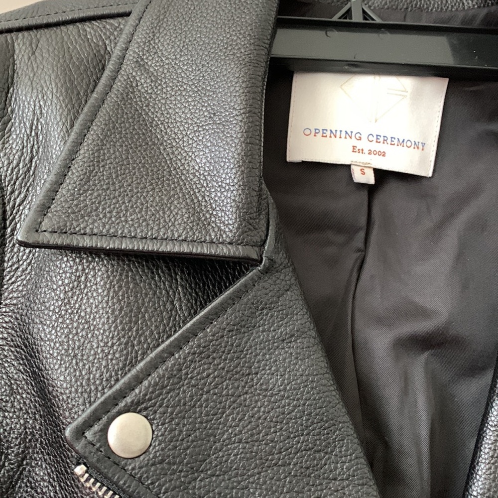 Opening Ceremony Leather Jacket - image 2